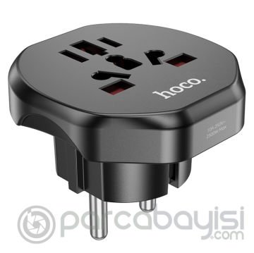 Hoco AC6 Travel Power Universal Seyahat Şarj Adaptörü EU
