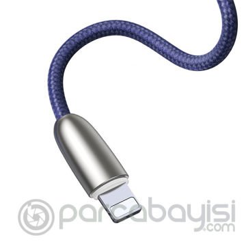 Baseus Torch Series Çinko Halat iPhone 2 Metre Usb Şarj Kablosu 1.5A