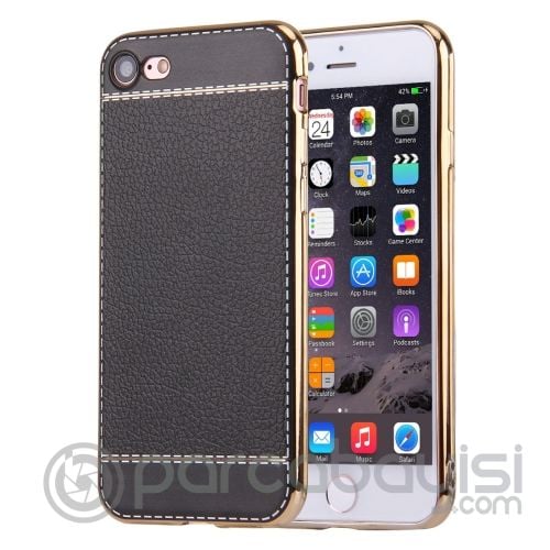 İPhone 7 Plus 3D Litchi Soft Silikon Kılıf