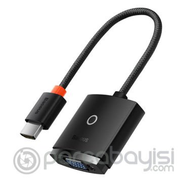 Baseus Lite Series HDMI to VGA Dönüştürücü Adaptör