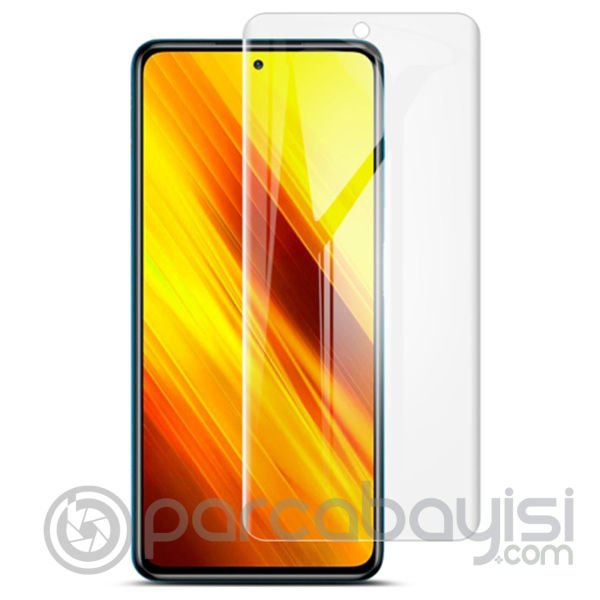 Xiaomi Poco X3 Full Kaplama Hidrojel Film Ekran Koruyucu