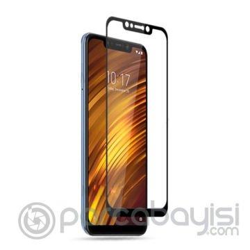 Xiaomi Pocophone F1 3d Full Glue 3D Tempered  Cam Ekran Koruyucu