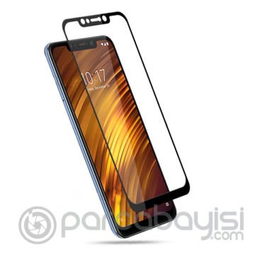 Xiaomi Pocophone F1 3d Full Glue 3D Tempered  Cam Ekran Koruyucu