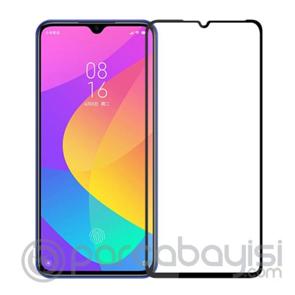 Xiaomi Mi CC9- mi 9 lite 3D Full Tempered Kırılmaz Cam Ekran Koruyucu
