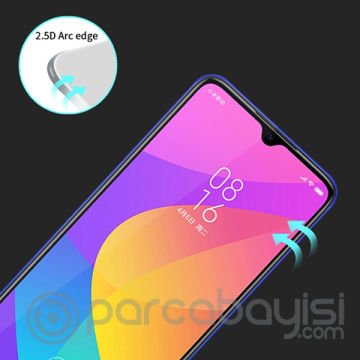 Xiaomi Mi CC9- mi 9 lite 3D Full Tempered Kırılmaz Cam Ekran Koruyucu