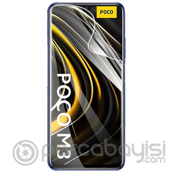 Xiaomi Poco M3 Full Kaplama Hidrojel Film Ekran Koruyucu