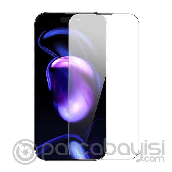 Baseus 0.3mm Crystal iPhone 14 Pro Max Full Tempered Ekran Koruyucu