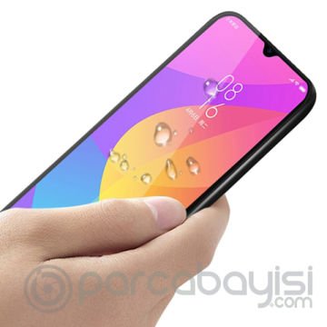 Xiaomi Mi CC9E-A3 3D Full Glue Tempered  Cam Ekran Koruyucu
