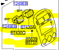 Kia Cerato Teyp Çerçevesi Orjinal | 847402F890