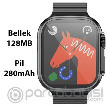 HOCO Y12 Ultra Watch Sesli Görüşme IP67 Su Geçirmez Sport Akıllı Saat