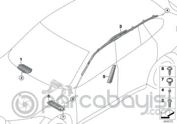BMW YAN AIRBAG L ORJİNAL | 72127374505