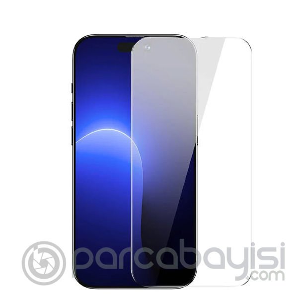 Baseus 0.3mm Crystal Shatter iPhone 14 Pro Full Tempered Ekran Koruyucu