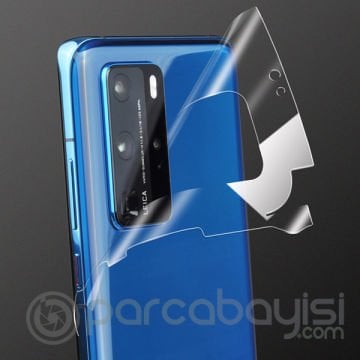 Huawei P40 Hidrojel Hayalet Arka Tam Kaplama Film