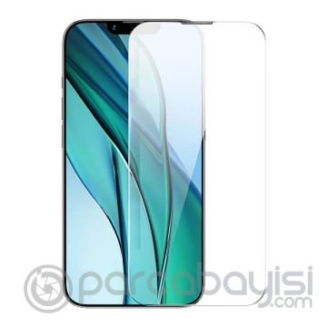 Baseus 0.3mm Crystal iPhone 14 Plus - 13 Pro Max Full Tempered Ekran Koruyucu