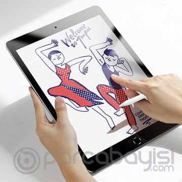ALLY iPad Air 2020 10.9 Paper Like Film Darbe Emici Pet Ekran Koruyucu