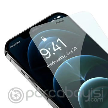 Baseus Crystal 0.3mm iPhone 12 Pro Max Tempered Ekran Koruyucu 2 Adet Set