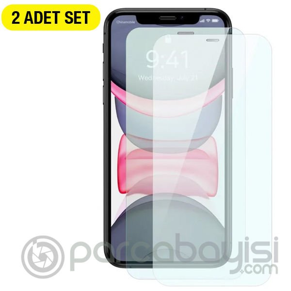Baseus Crystal 0.3mm iPhone 11 - XR Tempered Ekran Koruyucu 2 Adet Set
