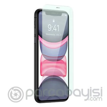 Baseus Crystal 0.3mm iPhone 11 - XR Tempered Ekran Koruyucu 2 Adet Set