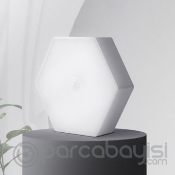 ALLY Akıllı Led Sensorlu Otomatik Usb Şarj Edilebilir Gece Lambası Led