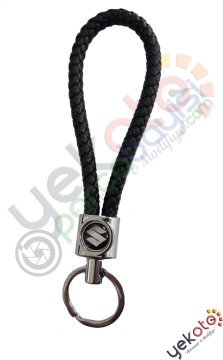 Suzuki Deri Örgülü Metal Anahtarlık