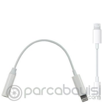 İPhone 12-11 XS-XR-X 7,8 Lighting 3.5mm Kulaklık Jakı Adaptörü