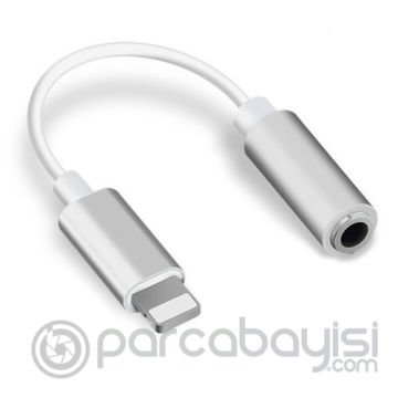 İPhone 12-11 XS-XR-X 7,8 Lighting 3.5mm Kulaklık Jakı Adaptörü