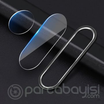 Xiaomi Redmi K20-K20Pro-Mi 9T-9TPro Kamera Koruma Metal Lens+ Kırılmaz Cam Set