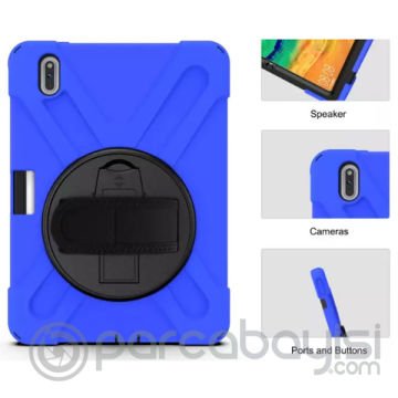 Huawei MatePad Pro 10.8 Kılıf Shockproof 3 Katmanlı Standlı Zırh Kılıf