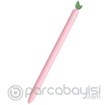 ALLY Apple Pencil 2 İçin Silikon Kılıf Koruyucu Kılıf Meyve Yaprak