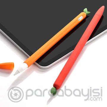 ALLY Apple Pencil 2 İçin Silikon Kılıf Koruyucu Kılıf Meyve Yaprak