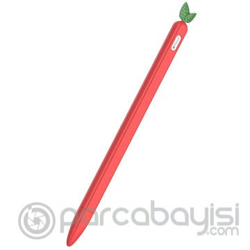 ALLY Apple Pencil 2 İçin Silikon Kılıf Koruyucu Kılıf Meyve Yaprak