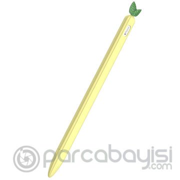 ALLY Apple Pencil 2 İçin Silikon Kılıf Koruyucu Kılıf Meyve Yaprak