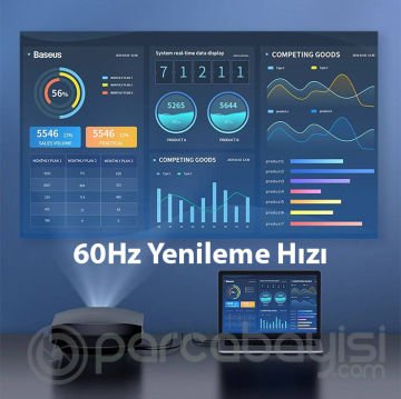Baseus High Definition HDMI To HDMI Yüksek Çözünürlüklü Görüntü Kablosu - 4K 60Hz 3D HDR 18Gbps 1m