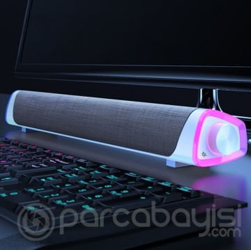 Ally RGB Bas Soundbar Tv Ses Sistemi ve Bilgisayar Masaüstü Bluetooth Hoparlör Subwoofer