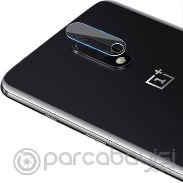 Oneplus 7 Yüksek Çözünürlüklü Kamera Lens Koruma Tempered Cam