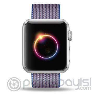 Ally Apple Watch 7-8 41mm 6-5-4 40mm Nylon Spor Kordon Kayış 3-2-1 38mm