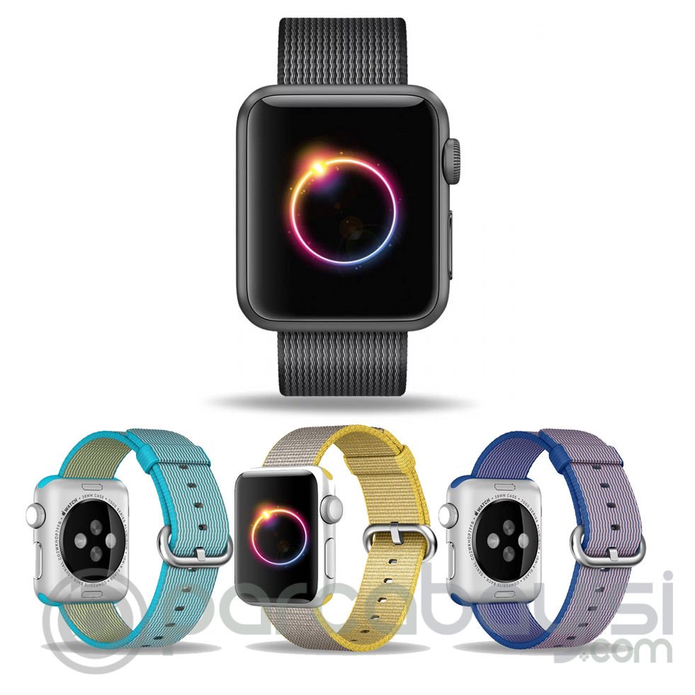 Ally Apple Watch 7-8 41mm 6-5-4 40mm Nylon Spor Kordon Kayış 3-2-1 38mm