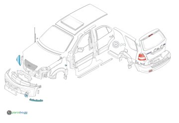 Kia Sorento Tampon Alt Bakaliti Sağ orjinal | 865823E010