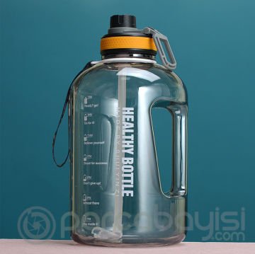 Ally Motivasyon Su Matarası 2200 ml Suluk Spor Su Şişesi - Bpa Içermez