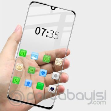 Huawei Nova 5-Nova 5 Pro 3D Full Tempered Kırılmaz Cam Ekran Koruyucu