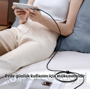 Baseus Explorer Series Auto Power USB to iPhone Lightning Hızlı Şarj ve Data Kablosu 2.4a 1m