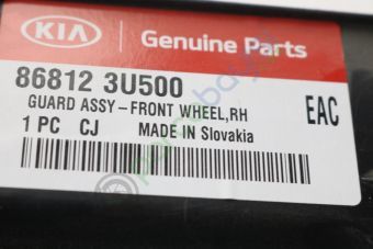 Kia Sportage Ön Çamurluk Davlumbazı Sağ Orjinal | 868123U500