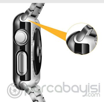 Ally Apple Watch İçin 2,3 42mm Lazer Kaplama Koruma Kılıf