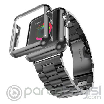 Ally Apple Watch İçin 2,3 42mm Lazer Kaplama Koruma Kılıf