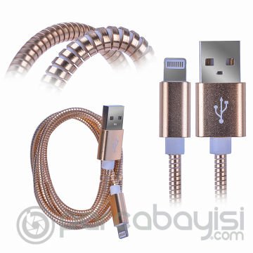 Ally İphone Metal Data Usb Kablo