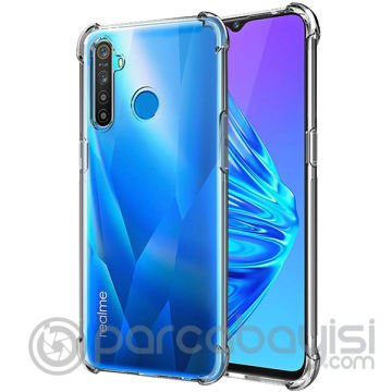 ALLY Oppo Realme 5i Anti-Drop Silikon Kılıf Shockproof Kılıf