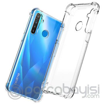 ALLY Oppo Realme 5i Anti-Drop Silikon Kılıf Shockproof Kılıf