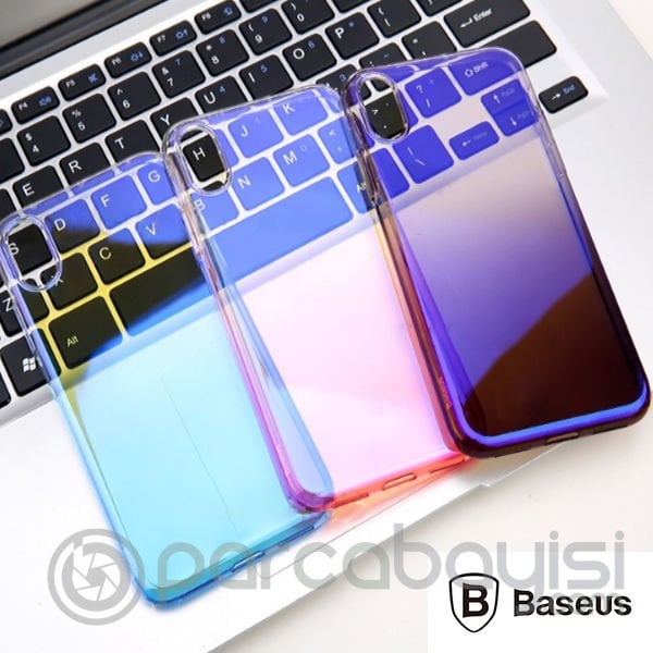 Baseus İPhone Xs Max Glow Case Şeffaf Silikon Kılıf