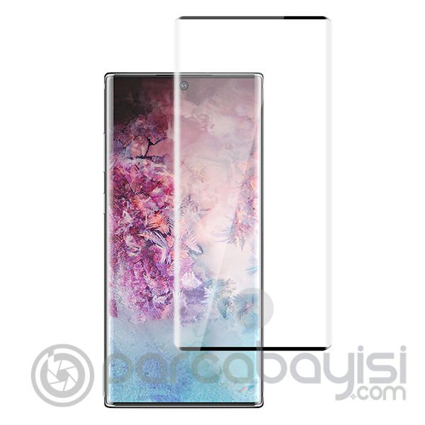 SM Galaxy Note 10+ Plus 3D Full Kaplama Kırılmaz Cam Ekran Koruyucu