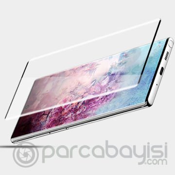 SM Galaxy Note 10+ Plus 3D Full Kaplama Kırılmaz Cam Ekran Koruyucu